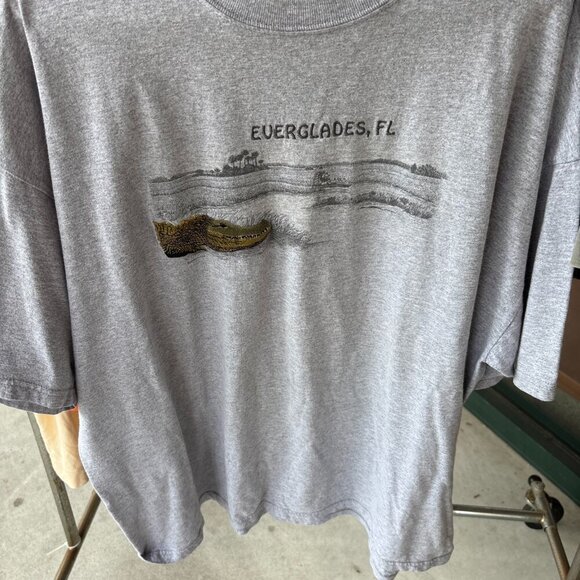 Vintage Everglades FL Alligator T-Shirt | Embroidered Graphic | Unisex XL - Picture 5 of 9